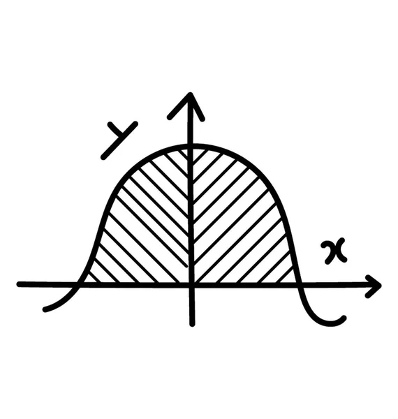 Contando Iconos Doodle Gráfico Integral — Archivo Imágenes Vectoriales