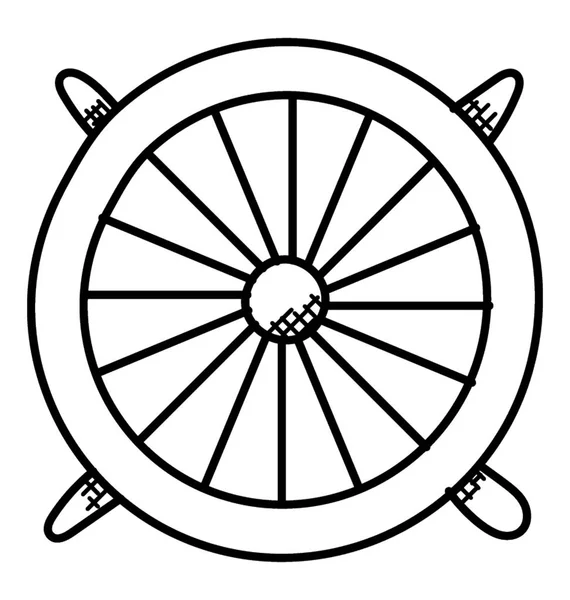 Parabolic Dish Antenna Satellite Dish Doodle Icon — Stock Vector