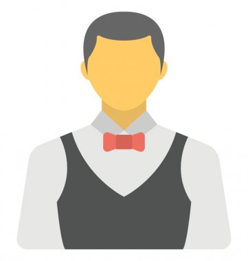 Çöp toplayıcı düz simgesi