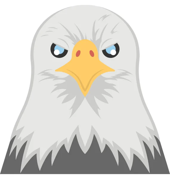 독수리의 머리의 아이콘 — 스톡 벡터