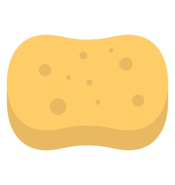 Evde amaç ve spa de temizliğinde kullanılan bir sabun düz simgesi