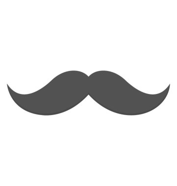 Bir bıyık basit bir simgesi