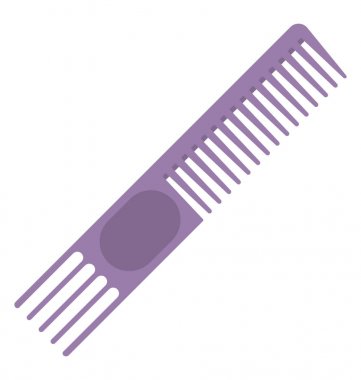 Flipside saç tarak saç şekillendirme ve saç kaldırılması için bir düz vektör simge tasarım. 