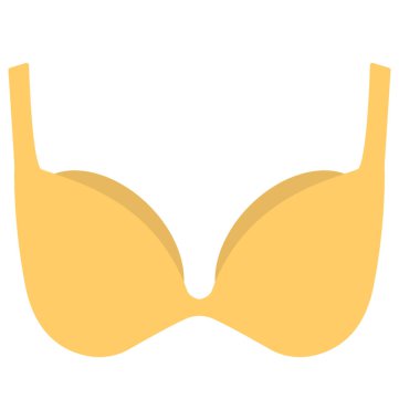 Bayanlar iç çamaşırları düz bir simgesi. 