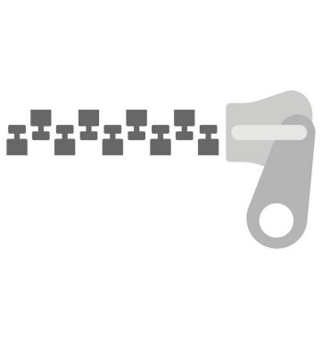 Bir ZIP basit bir düz simgesi