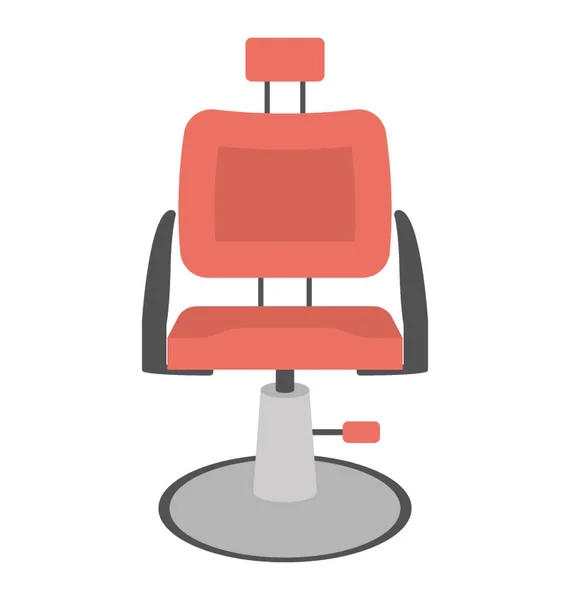 Ploché Barevné Ikony Židle Kosmetický Salon — Stockový vektor