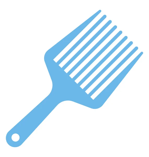 Flat Vector Icon Detangling Comb Used Detangling Hairs — Stock Vector