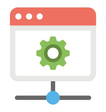 Düz bir tasarım vektör simgesi görüntü görüntüler Web sitesi optimizasyonu