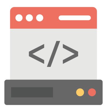 Web veri veya kodlanmış dosya, sunucuda Web sitesi geliştirme kavramı ile bir sunucu
