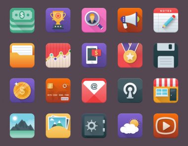 İş App simge kümesi