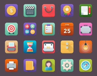 İş App simgeler koleksiyonu