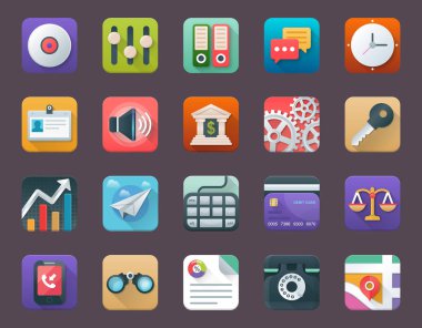 İş App Icons Set 