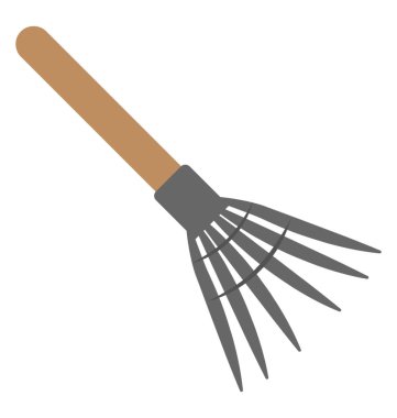 Bahçe araç, ekipman düz simgesi tarım