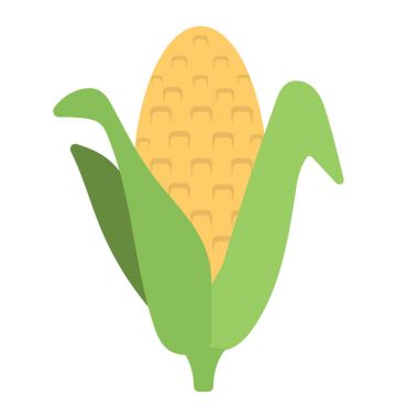 Yaprakları, Mısır sapı düz simgesi ile üzerinde Mısır