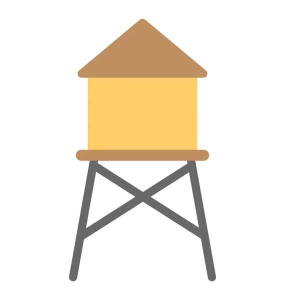 Slaměnou Střechou Chýše Bambus Doma — Stockový vektor