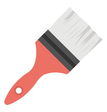 Resim ve raster sanat için fırça boya