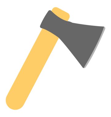 Ahşap Saplı düz simgesi yeni küçük el balta