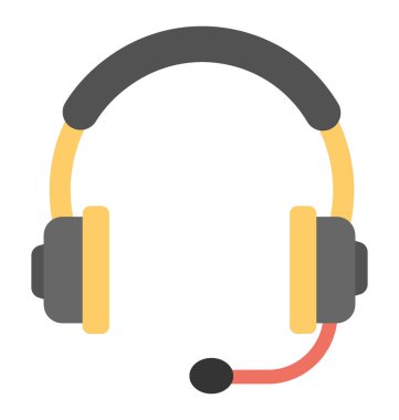 Kablosuz stereo pikap mezartaşı düz vektör simgesi,