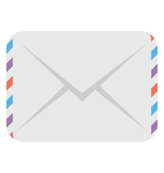 Une Enveloppe Fermée Concept Correspondance — Image vectorielle