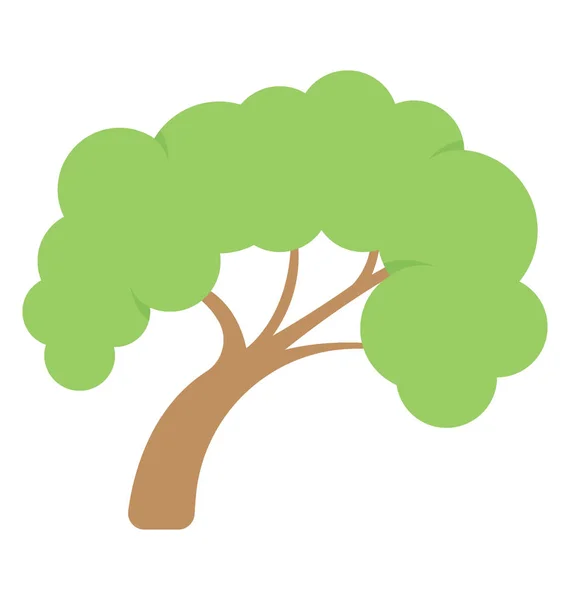 树扁色图标 — 图库矢量图片