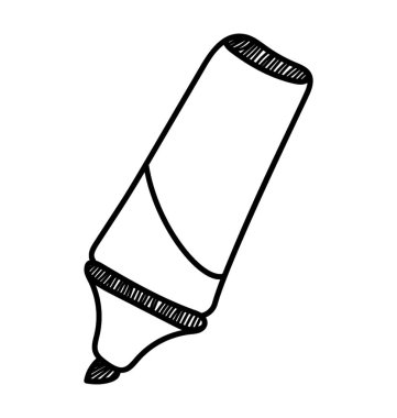 Bir kitapta önemli noktalarına altı çizili ve vurgulama vurgulayıcı