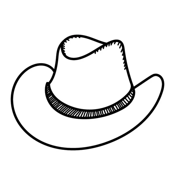 Hat Complete Perfect Attire — Stock Vector