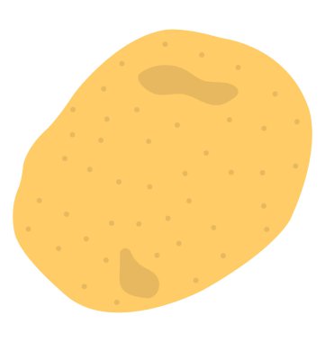 Patates, sebze düz simgesi