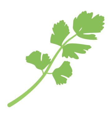 Taze kişniş, Çince maydanoz düz simgesi