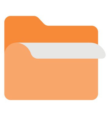 Belge, dosya depolama kavramı ile bir klasör