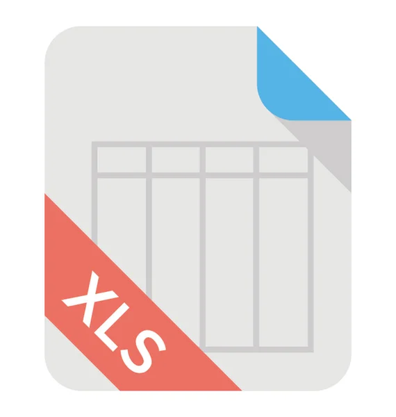 테이블 Excel 아이콘 — 스톡 벡터