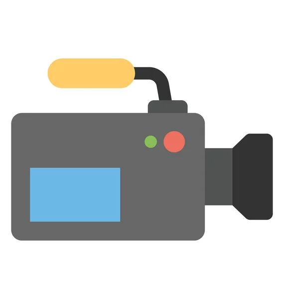Een Film Maken Van Apparaat Videocamera — Stockvector