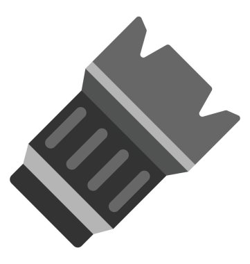 Profesyonel zoom kamera lens, dslr kör düz simgesi