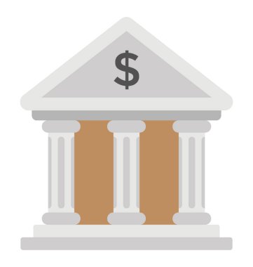 Banka için karşılık gelen bir mali yapının mimari tasarım