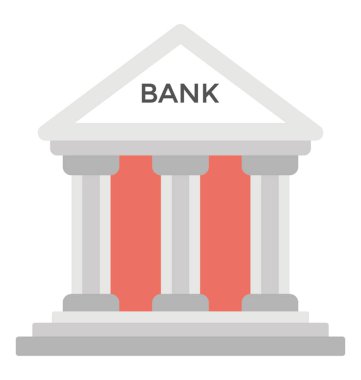 Banka için karşılık gelen bir mali yapının mimari tasarım