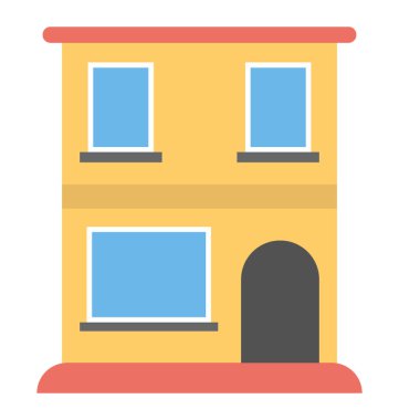 Bir daire, konut dış görünümü oluşturma