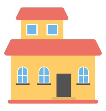 Düz simgesi tasarım Konut Binası