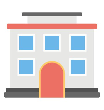 Düz simgesi tasarım bir Kongre Merkezi