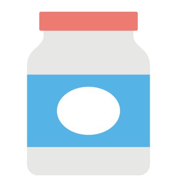 Yenilebilir şeyler depolamak için bir kavanoz