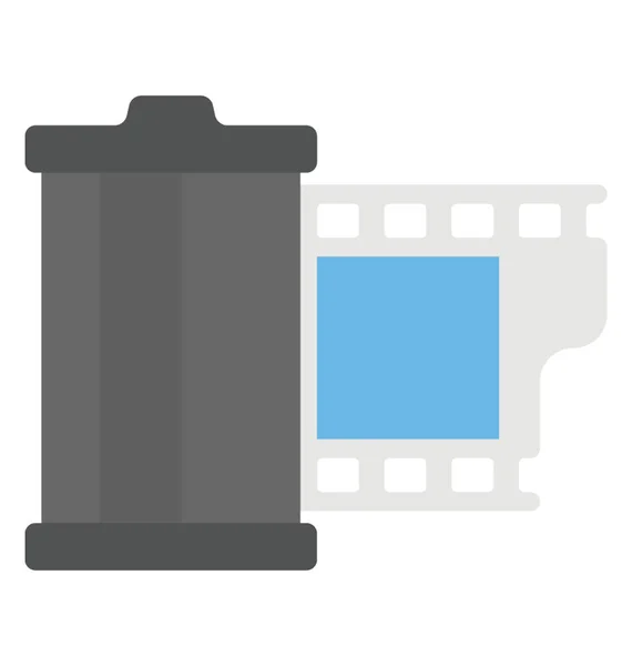 Film Roll Photography Concept — Stock Vector