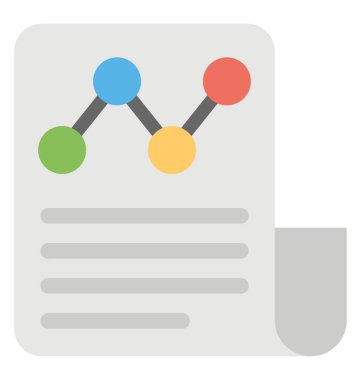 Mali inişler ve çıkışlar sunan bir iş raporu 