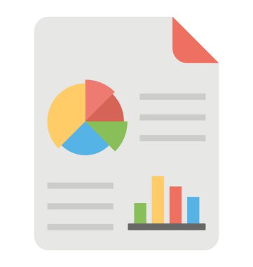 Börek Infographic öğesi, iş grafik düz vektör simgesi