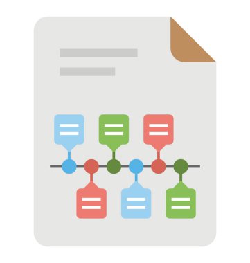 İş akışı analizi için bir iş Infographic şablon