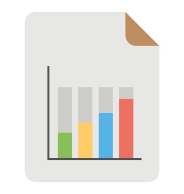 Bir iş Grafik raporu, çubuk grafik