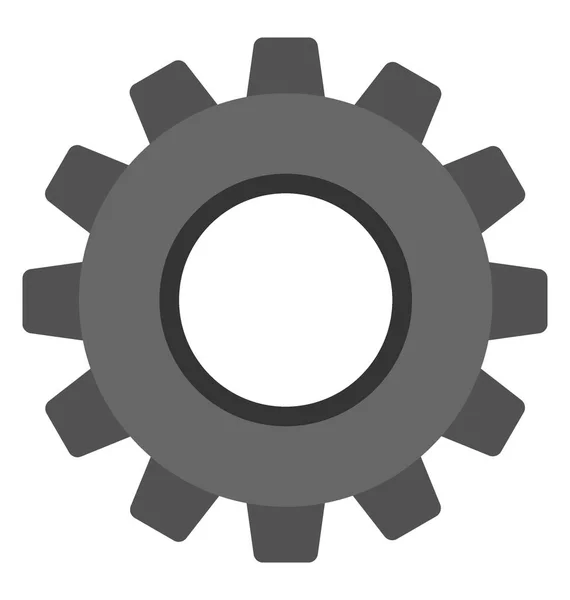 Kugghjulet Symbol För Inställningar Och Mekanism — Stock vektor
