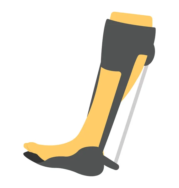 Плоская Конструкция Иконки Живой Ноги Трекера — стоковый вектор