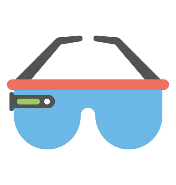 Slimme Goggle Bril — Stockvector