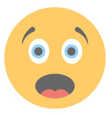 Emoji temsil eden sürpriz kavramı