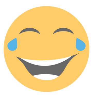 Gülen gözyaşları ile gülüyor, gülüyor