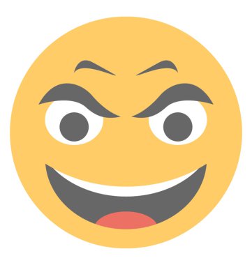 Neşeli ifade yoluyla ifade simgesi