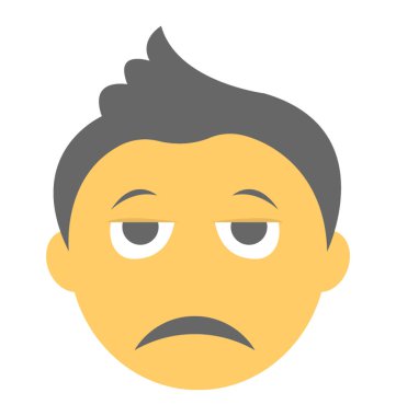 Üzgün gülen surat, depresif kavramı